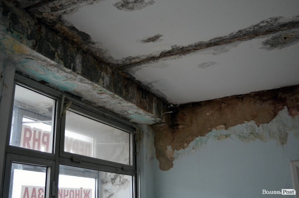 Через відлигу затоплює Будинок побуту в Луцьку. ФОТО