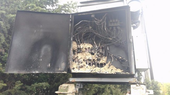 На Волині через негоду впала водонапірна башня