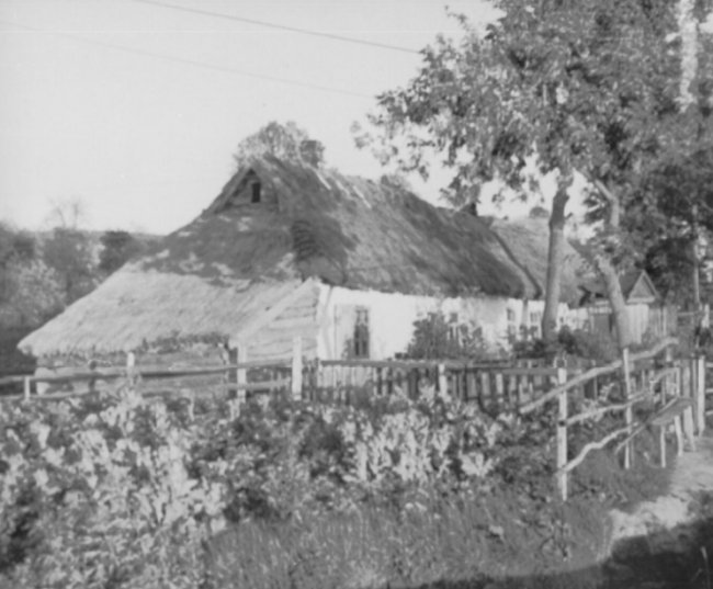 Сільська хата на Волині