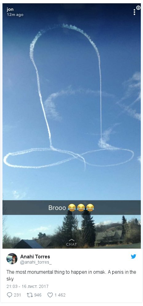 Командування обурилося, що пілот зробив непристойний «малюнок» у небі