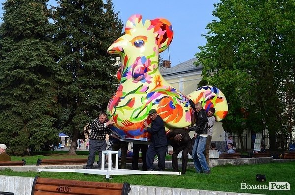 У луцького диво-птаха з’являються  «брати». ФОТО