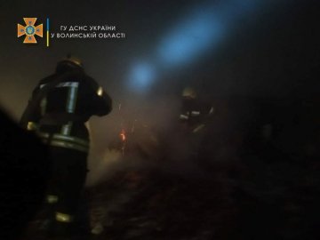 У Луцьку горів підвал будинку