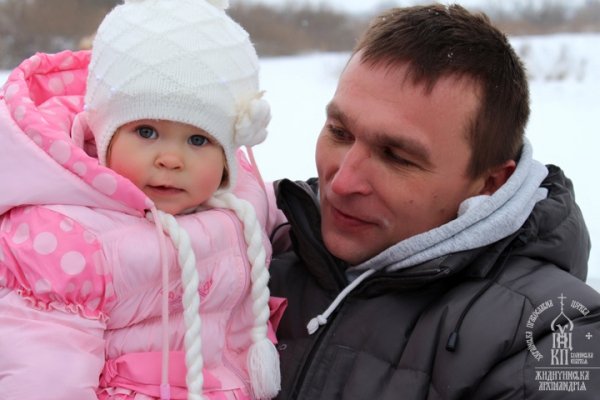 Як під Луцьком козаки і монахи купалися в крижаній воді. ФОТО