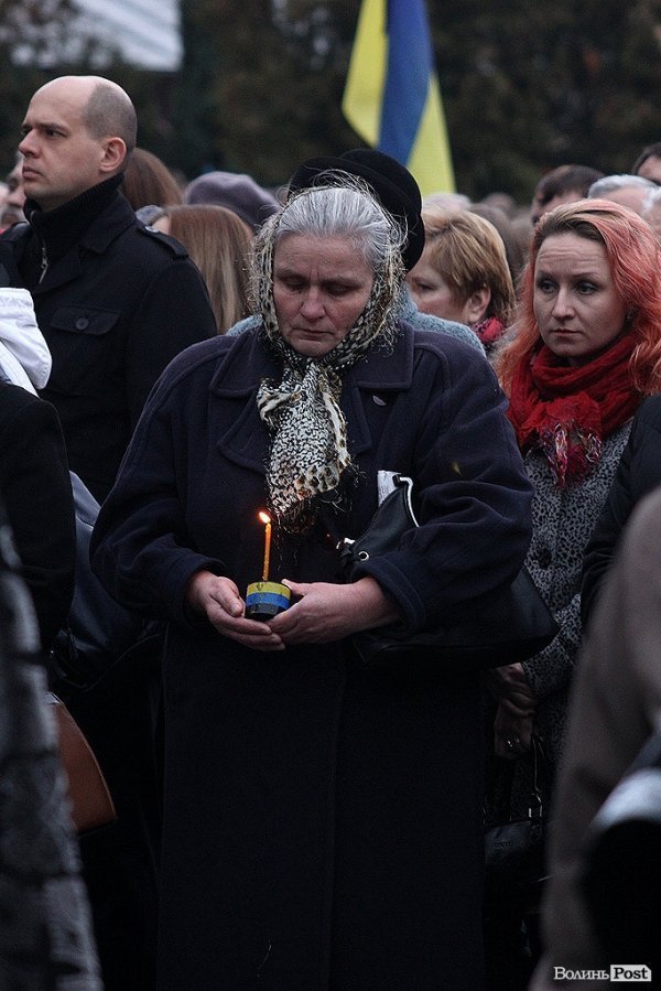 Як Луцьк вшановував жертв Голодомору. ФОТО