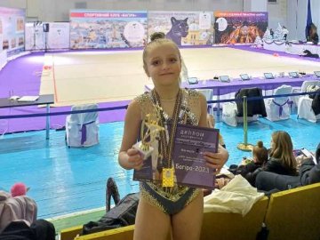 Юна гімнастка з Волині перемогла на всеукраїнському турнірі