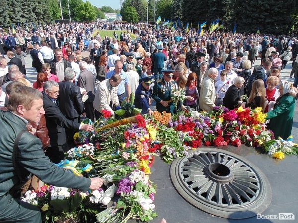 У Луцьку відзначили День Перемоги. ФОТО