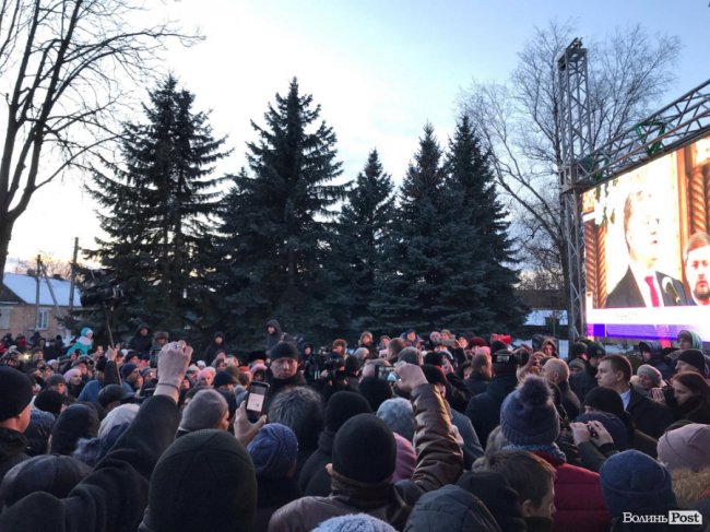 Президент України приїхав у Рожище. ФОТО