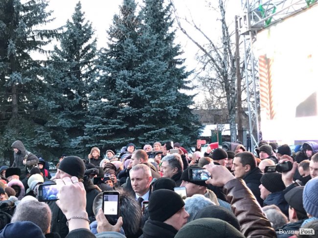 Президент України приїхав у Рожище. ФОТО