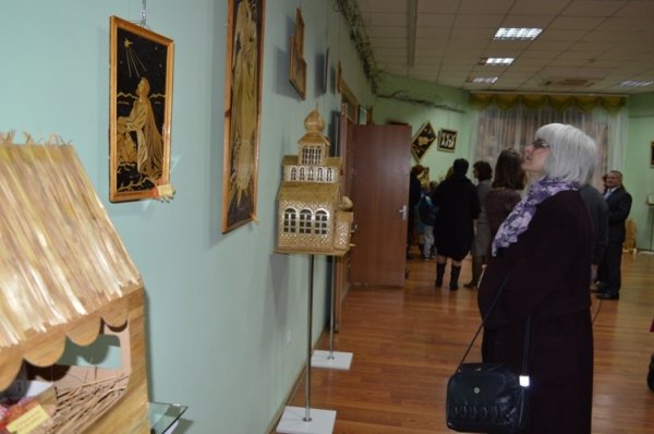 У Ковелі - виставка соломоплетіння волинської майстрині. ФОТО