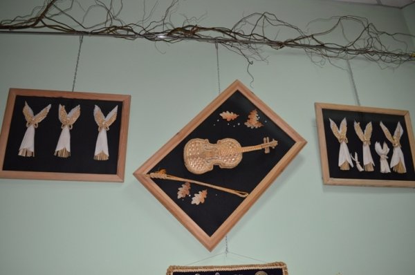 У Ковелі - виставка соломоплетіння волинської майстрині. ФОТО