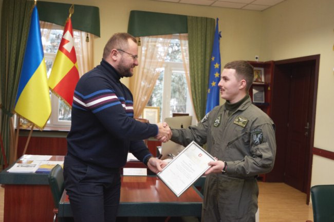 Ігор Поліщук зустрівся з Героєм України Вадимом Ворошиловим, який служив у Луцьку 