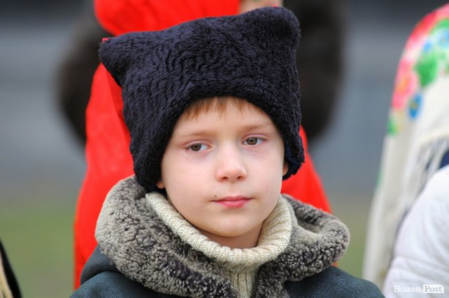 Обличчя різдвяних гулянь у центрі Луцька. ФОТО