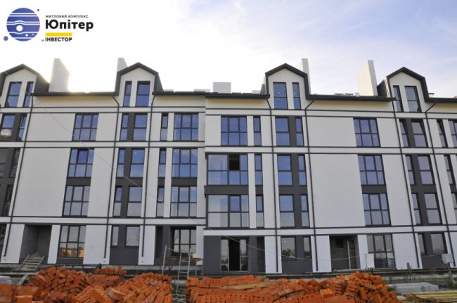 У другому будинку ЖК «Юпітер» — у розпалі внутрішні роботи*