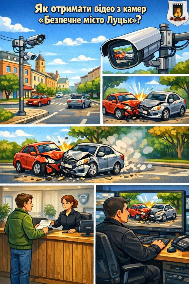 Як отримати відео автопригоди в Луцьку: інструкція