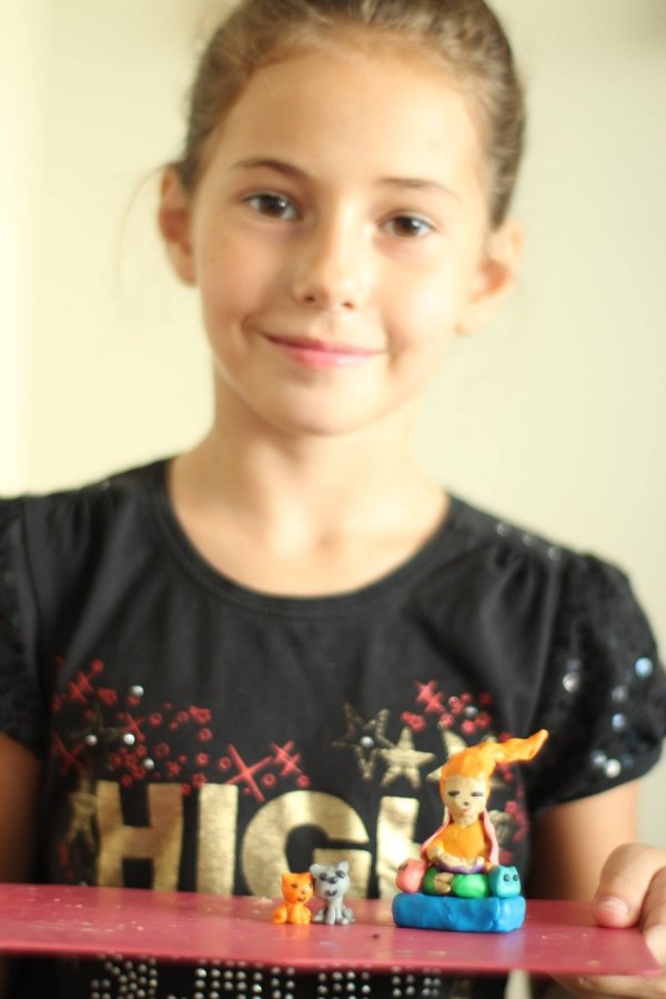 У Луцьку діти ліпили анімаційних персонажів з пластиліну. ФОТО