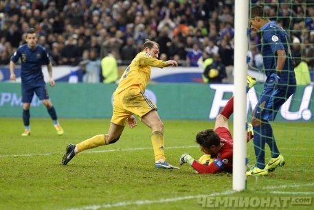 Фото матчу Франція - Україна