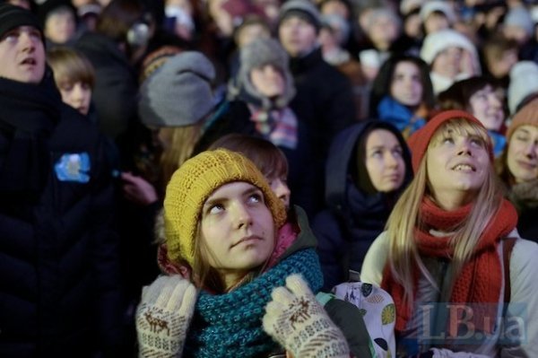 «Океан Ельзи» у золотому складі виступив на Євромайдані. ФОТО. ВІДЕО