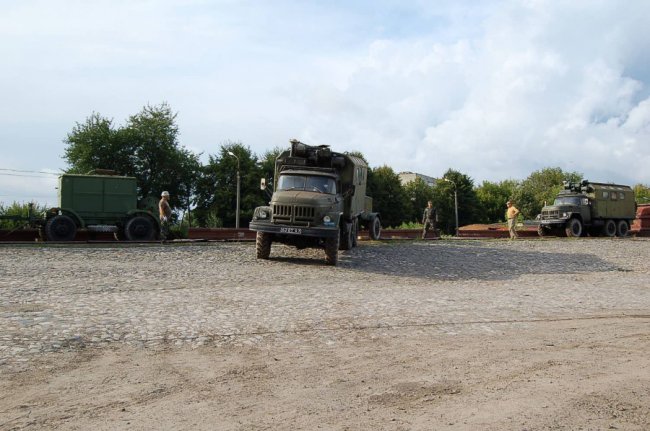 На Волинь привезли військову техніку Севастопольської бригади