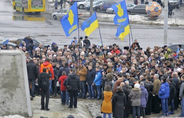 Луцьк. Віче і марш Майдану. ФОТО