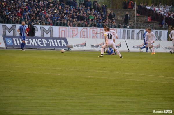Луцька «Волинь» програла київському «Динамо» вдома. ФОТО