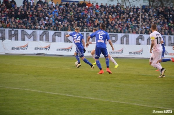 Луцька «Волинь» програла київському «Динамо» вдома. ФОТО