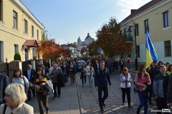 Марш героїв у Луцьку. ФОТО. ВІДЕО