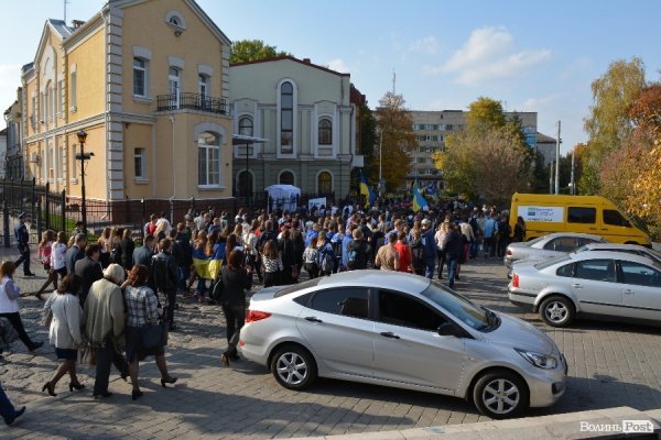 Марш героїв у Луцьку. ФОТО. ВІДЕО