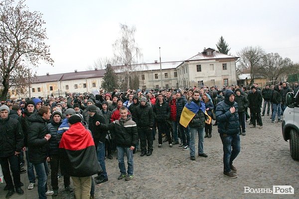 Студентський хід на підтримку євроінтеграції у Луцьку. ФОТО