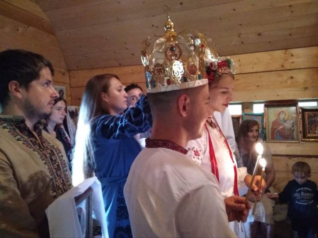 Волинський сільський голова обвінчався. ФОТО