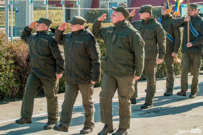 У Луцьку з Днем захисника України привітали нацгвардійців. ФОТО