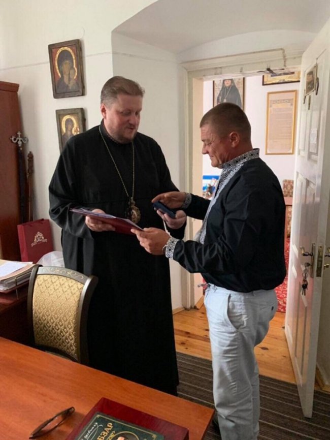 На Волині командиру корабля «Генічеськ», що врятував судно від окупантів у Криму, вручили медаль