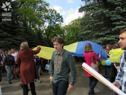 У Ківерцях молодь вийшла на Марш єдності. ФОТО