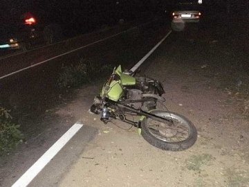 На Волині ДТП: мотоцикліст не впорався з керуванням