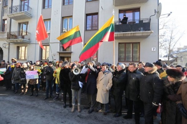 Литва підтримала Євромайдан «живим ланцюгом». ФОТО. ВІДЕО