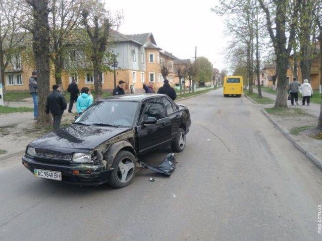 На Волині – аварія за участю маршрутки