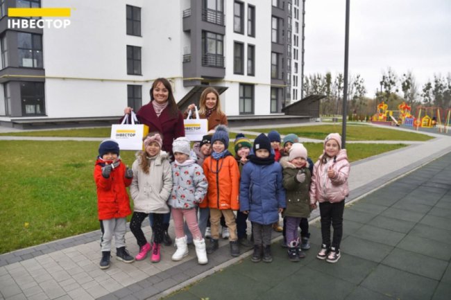 Маленьким лучанам влаштували екскурсію на будівництво ЖК «Супернова»*