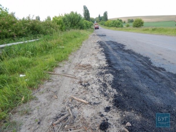Дорога на Волині відремонтована неякісно. ФОТО. ВІДЕО