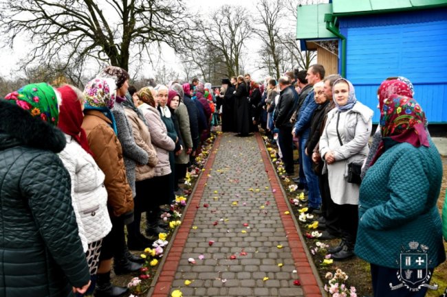 У селі на Волині прихильники УПЦ (МП) відзначили престольне свято. ФОТО