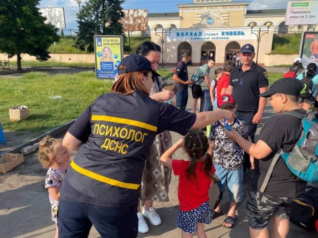 На Волинь прибув евакуаційний потяг з Харківщини. ФОТО