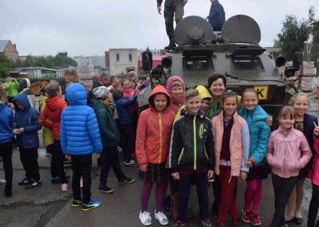 Школярі відвідали луцьких нацгвардійців