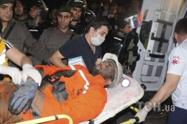 Фото аварії на шахті в Туреччині