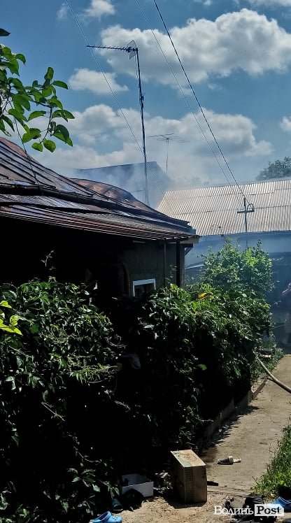 У Луцьку біля Старого ринку – пожежа. ФОТО. ВІДЕО. ОНОВЛЕНО