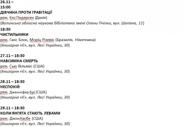 У Луцьку відбудеться міжнародний фестиваль документального кіно. ВІДЕО. ПРОГРАМА