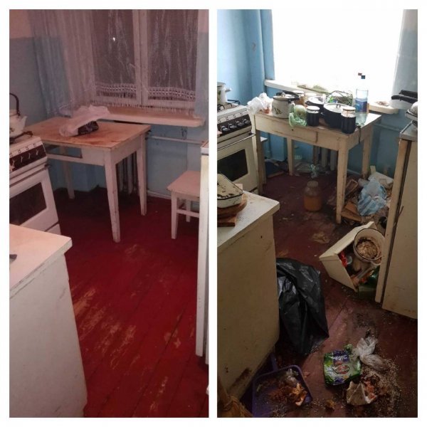 Бруд, таргани і миші: у Ковелі пенсіонерка перетворила квартиру на смітник. ФОТО