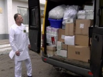 Волинському госпіталю передали допомогу з Німеччини