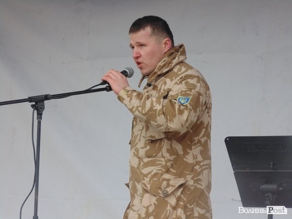 Антивоєнне віче у Луцьку. ФОТО