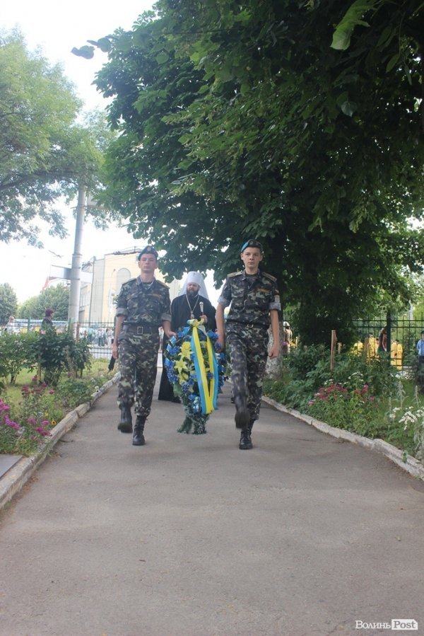 У Луцьку намалювали ікону на честь розстріляних у Луцьку в’язнів. ФОТО