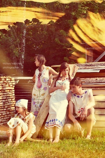 Показ етно-моди в селі на Волині. ФОТО