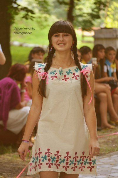 Показ етно-моди в селі на Волині. ФОТО