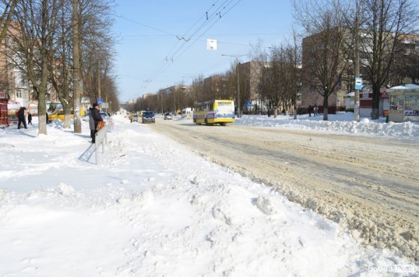 Луцьк після снігопаду. ФОТО